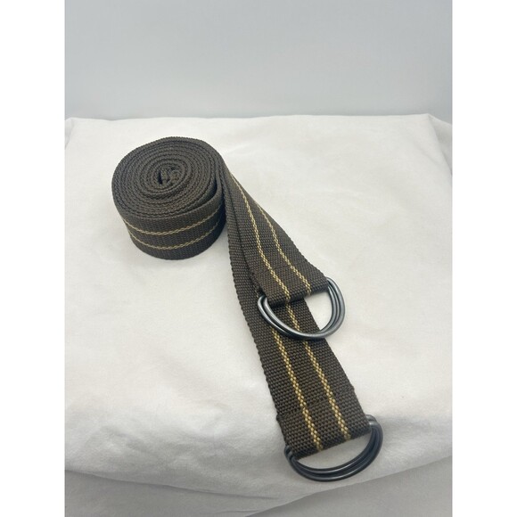 Two Dekko 36” Brown D Ring Woven Belts New 49” In Length Metal Ring To End - Picture 2 of 5